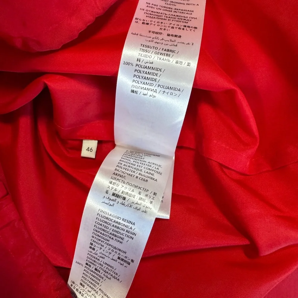 🛑SOLD🛑🚗GUCCI RED ANORAK POLYAMIDE OVERSIZED JACKET🚗 - Picture 4 of 10